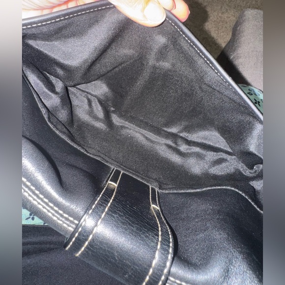 Coach Black Leather Shoulder Bag - Picture 6 of 8